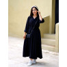 پیراهنی زنانه نگین کوب مشکی