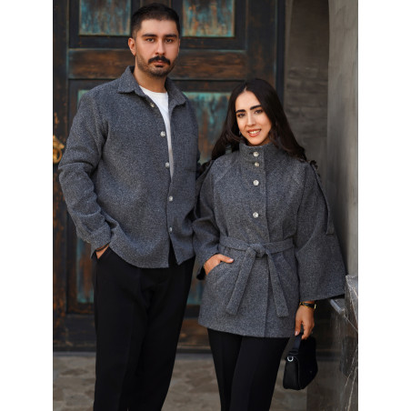 پاتو زنانه فوتر طوسی