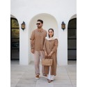 ست لینن حصیری نسکافه ای کد 447
