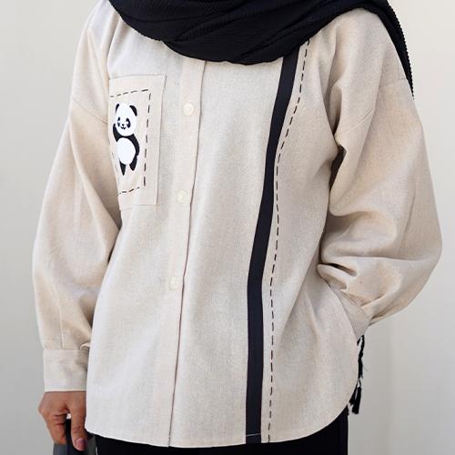 شومیز لینن گلدوزی